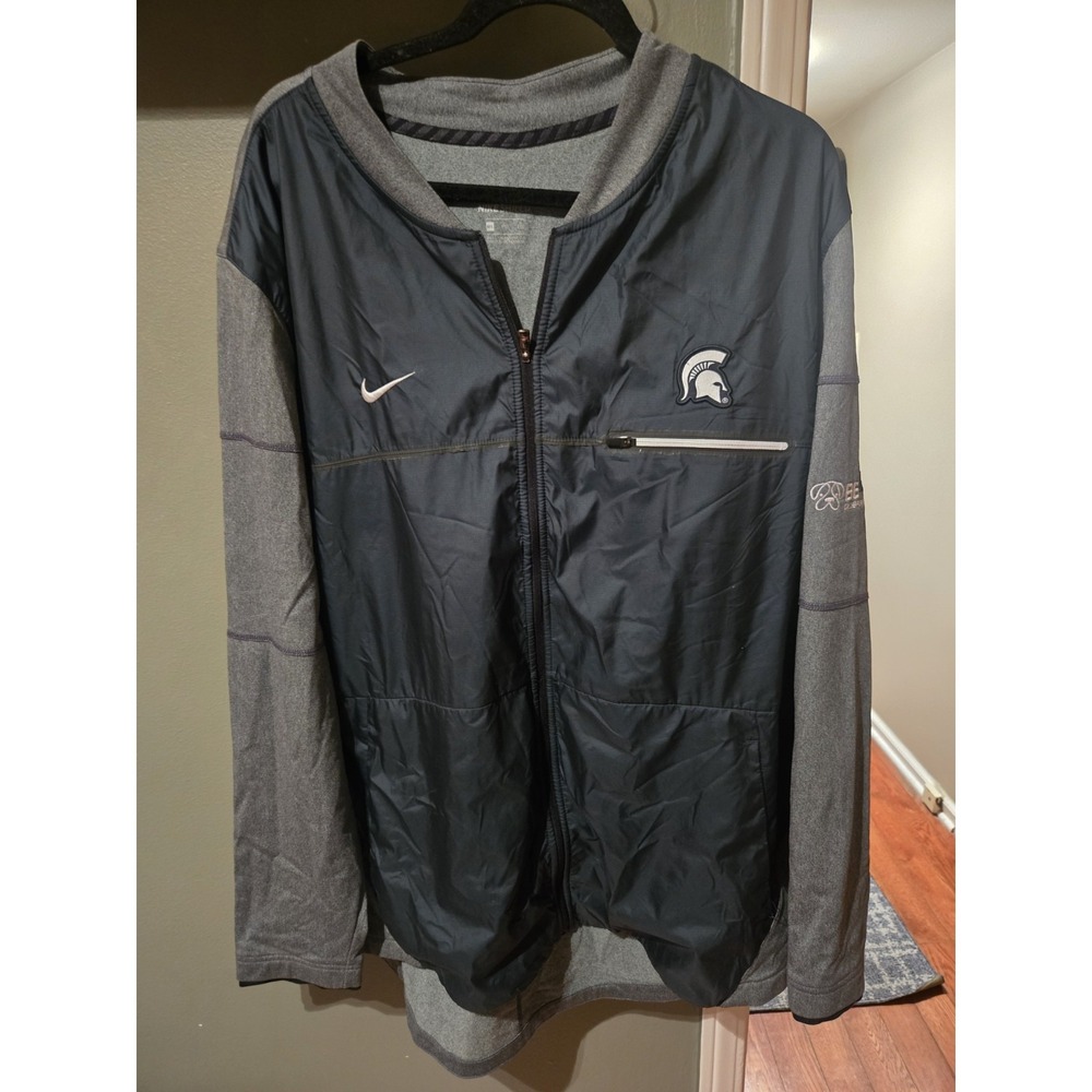 Nike Shield Michigan State Spartans Full Zip Jacket‎ XXL